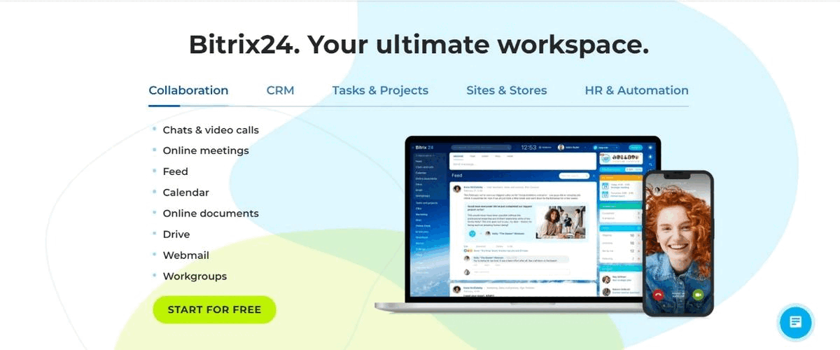 Bitrix24 - Free Online Workspace For Your Business: CRM, Tasks, Online ...